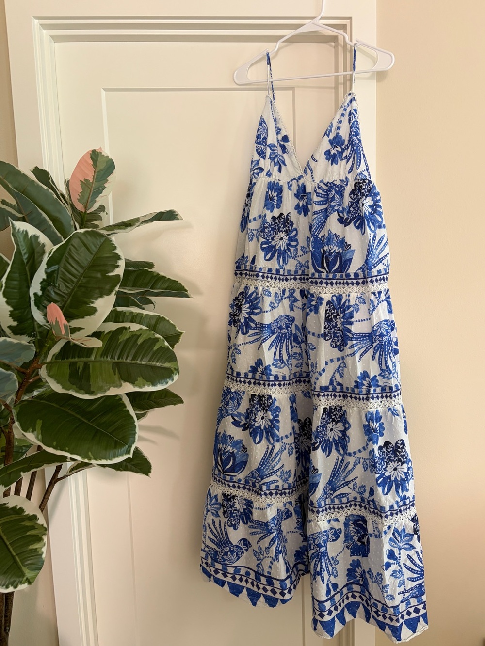 NWOT FARM Rio Flowerful Birds Maxi Dress Size XL